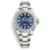 Relógio Rolex Yacht-Master 126622 azul com letras vermelhas masculino 40 mm
